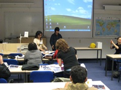 Presentasi tim UAWE Indonesia. Kredit Foto : Kevin Govender