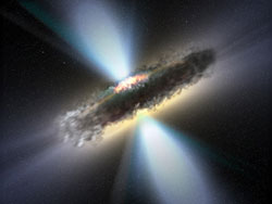 200851521 Lubang hitam. kredit gambar : ESA/V. Beckmann (NASA-GSFC)