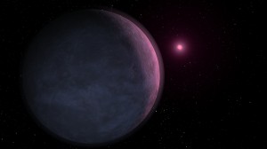 Ilustrasi planet MOA-2007-BLG-192L b dengan bintang induknya yang redup, hanya 0,06 kali massa Matahari. Kredit gambar : NASA Exoplanet Exploration Program