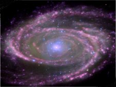 Galaksi spiral M81. Kredit Gambar : X-ray: NASA/CXC/Wisconsin/D.Pooley and CfA/A.Zezas; Optical: NASA/ESA/CfA/A.Zezas; UV: NASA/JPL-Caltech/CfA/J.Huchra et al.; IR: NASA/JPL-Caltech/CfA