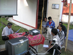 Briefing tim GAO-ITB RTS sebelum acara. Kredit : langitselatan
