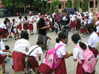 suasana saat bermain. Kredit : hanin
