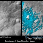 Penemuan air di Bulan oleh Chandrayaan 1. Kredit :NASA