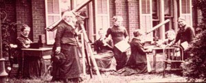 Maria Mitchell, astronom wanita pertama di Amerika yang menemukan 
komet. Kredit : Barkeley