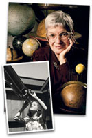 Vera Rubin, astronom perempuan kedua yang mendapat medali emas 
dari RAS. Kredit : Vassar