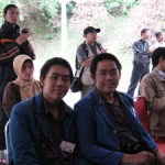 Saya dan saudara kembar saya Haikal saat mengikuti peresmian teleskop Matahari.