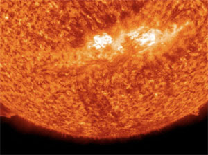 Filamen Bintik Matahari 1123 Mengarah ke Bumi