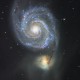 Galaksi Whirlpool atau M51. Kredit : Jim Misti