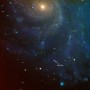 SN 2011fe atau PTF 11kly yang berada di galaksi Pinwheel. Kredit : Credit: BJ Fulton, LCOGT