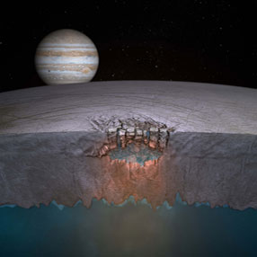 Samudra di bawah permukaan Europa