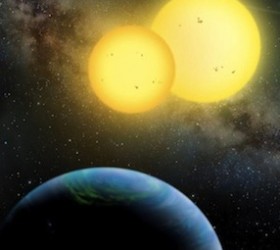 Ilustrasi Sistem Kepler-35. Kredit : Lynette Cook / extrasolar.spaceart.org