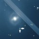 Supernova SN 2012aw (ditandai dua anak panah), dalam citra penemuannya oleh Skvarc (Slovenia). Obyek 1, 2, 3 dan 4 adalah bintang penanda.
