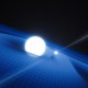 Ilustrasi Pulsar PSR J0348+0432 dan bintang katai putih pasangannya. Kredit: ESO/L. Calçada