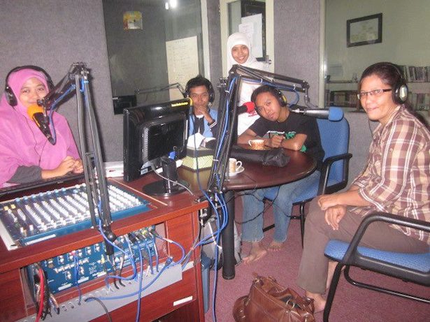 SAC on air di radio Shams FM