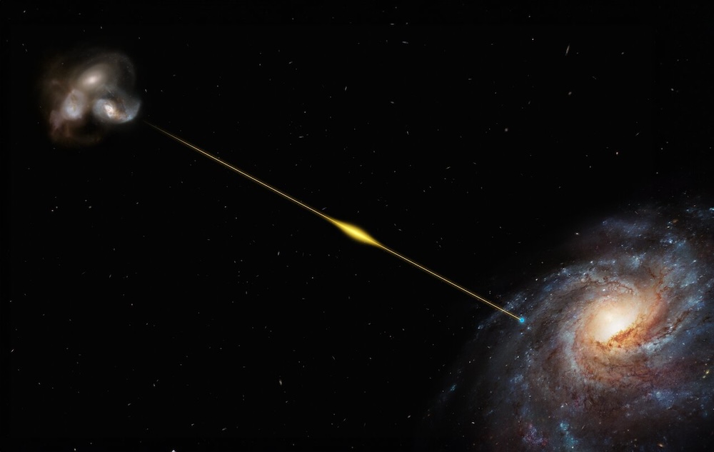 The Most Distant Burst of Cosmic Radio Waves: Fast Radio Burst Discovered in Less than a Millisecond